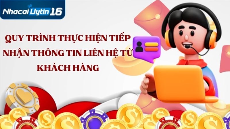 Quy trình thực hiện tiếp nhận thông tin liên hệ từ người chơi