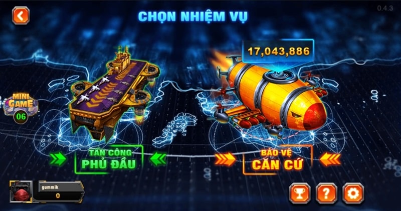 Chơi bắn cá với phiên bản quân sự vũ trang độc quyền