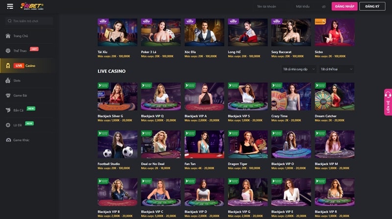 Nbet luôn là sự lựa chọn số một khi chơi casino trực tuyến