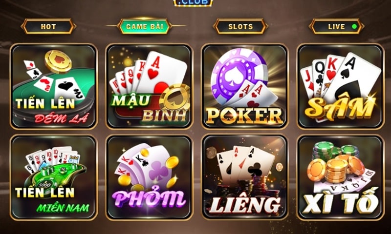 Các sản phẩm game bài dân gian đa dạng nhiều lựa chọn