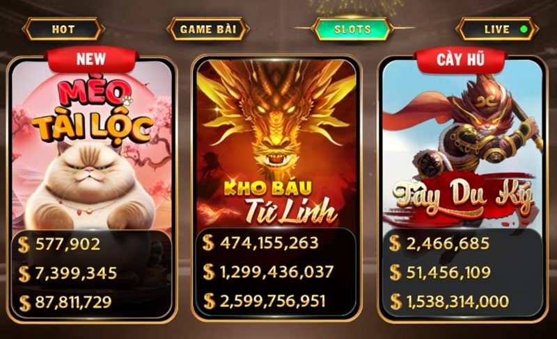 Game slot đỉnh cao và cơ hội nổ hũ giá trị nhất