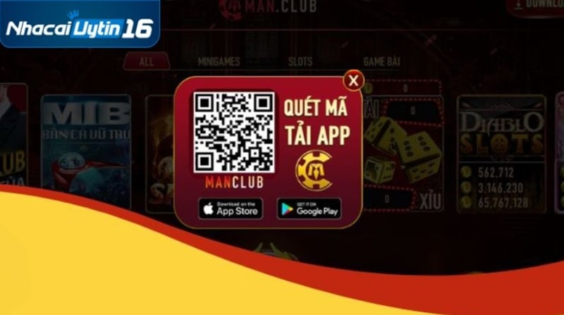 Quy trình tải app Manclub về thiết bị di động