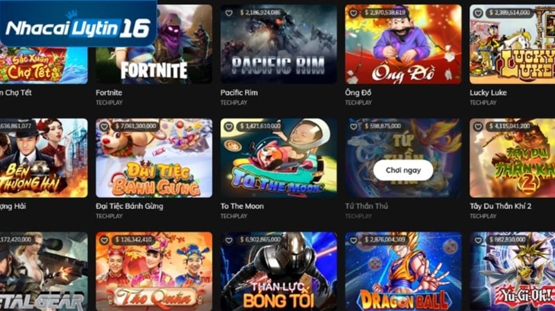 Sảnh slot game hấp dẫn