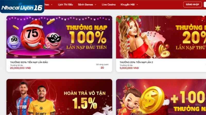 Danh sách những khuyến mãi hấp dẫn của Red88