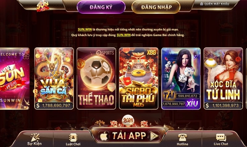 Tổng quan đánh giá về cổng game đổi thưởng Sunwin