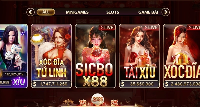 Kho game đa dạng nhiều thể loại cho người chơi lựa chọn