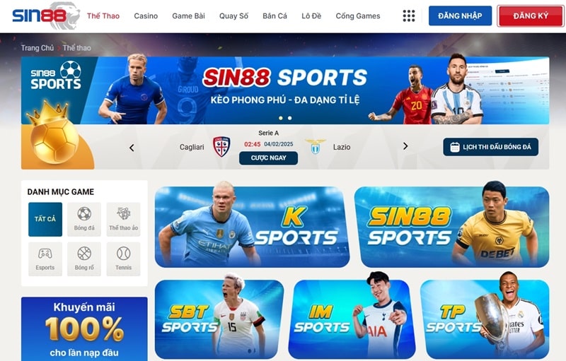 Sin88 - Trang cá độ bóng đá lớn Châu Á