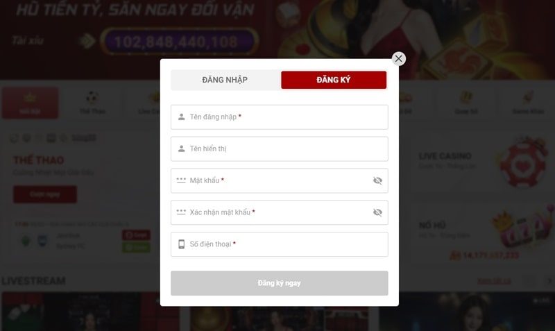 Đăng ký Mibet đơn giản với 5 bước