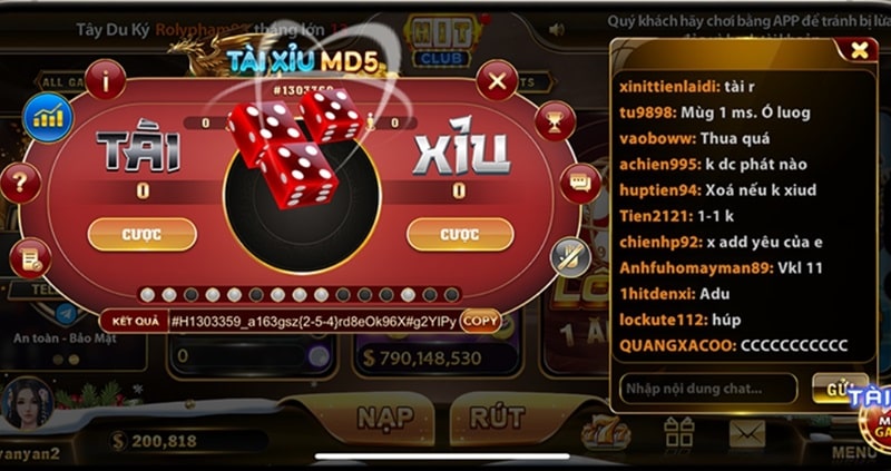 Hitclub cung cấp nhiều phiên bản game tài xỉu đổi thưởng hấp dẫn